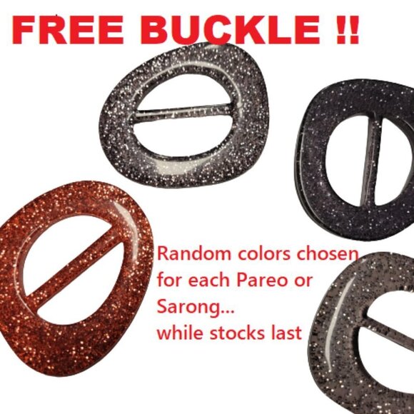 Blue and Black Pareo Sarong Skirt Strapless Dress Beach Cover Up Vacation Outfit - Picture 4 of 7